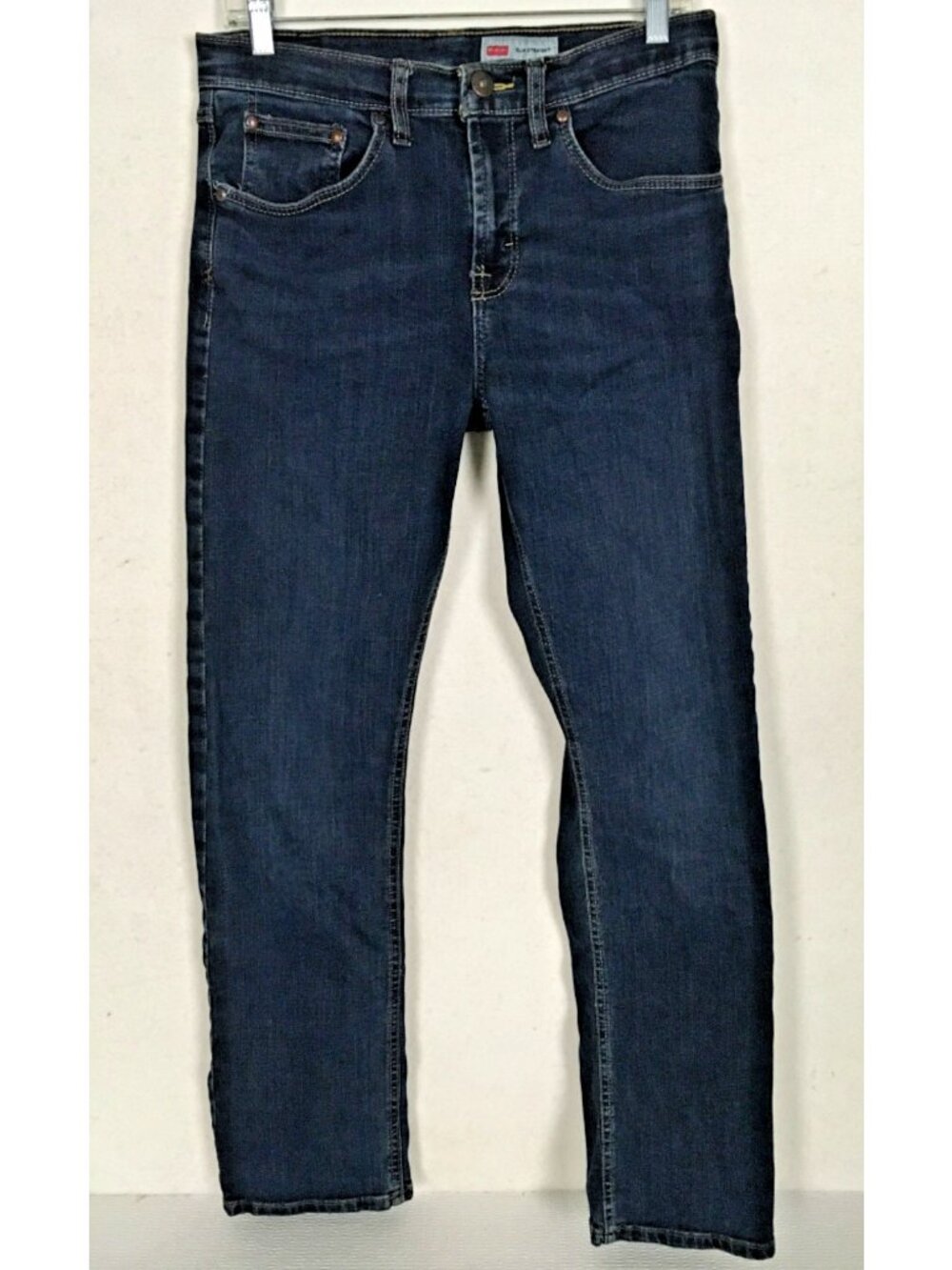 Wrangler Jeans Women Size 29 by 30 Blue Medium Wash Mid Rise Straight Leg Pocket